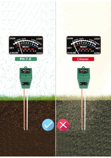 Tfa Dostmann 48.1000 Toprak Nem. Ph Ve Işık Ölçer 3'Ü 1 Arada
