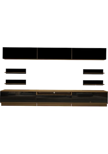 Decoraktiv Trendstyle 8ys Mdf Tv Ünitesi Tv Sehpası Pera - Siyah
