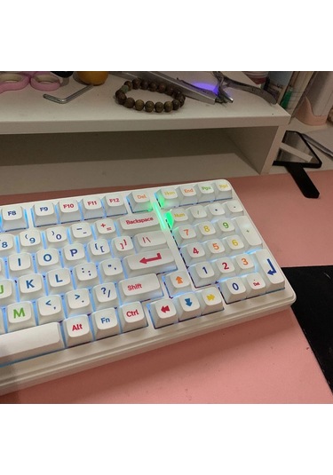 Mekanik Oyun Klavyeleri İçin 113 Tuşlu Pbt Xda Yükseklik Renkli Tuş Takımı