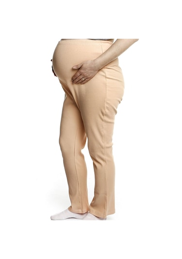 Baby Mom Hamile Ribana Pantolon Anne Giyim 23YBMMAHMP001 Somon