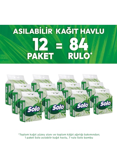 Solo Asılabilir Kağıt Havlu 1=7  12'li