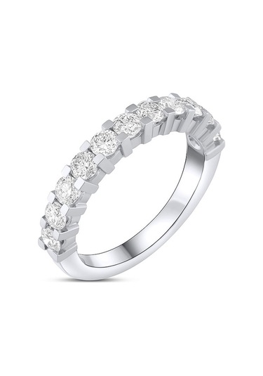 Pırlanta Yarımtur Sırataşlı Yüzük