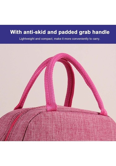 Pazly Termal Öğle Yemeği Çantası - Su Geçirmez, Taşınabilir, Çocuk Baskılı Gri Renk Gri