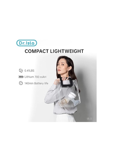 Dr.isla Otomatik Elektrikli Göğüs Pompası Usb Şarj Edilebilir Taşınabilir Göğüs Pembe