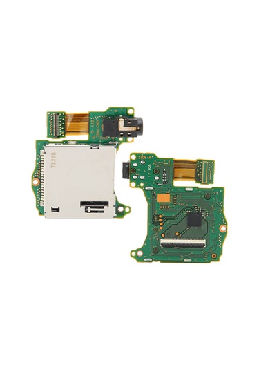 Fosenze Nintendo Switch Konsolu İçin Oyun Kartuşu Slotu Okuyucu Paleti, Kulaklık Jack Portu Tamiri Aksesuarı Metal+abs