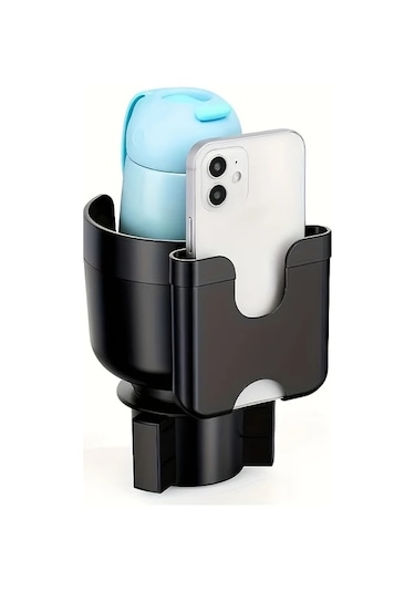 Chuangyinshop Black Araba Bardak Tutucu Genişletme Adaptörü Telefon Tutucu Çoğu 32 40oz Şişe Büyük Muglar İçin
