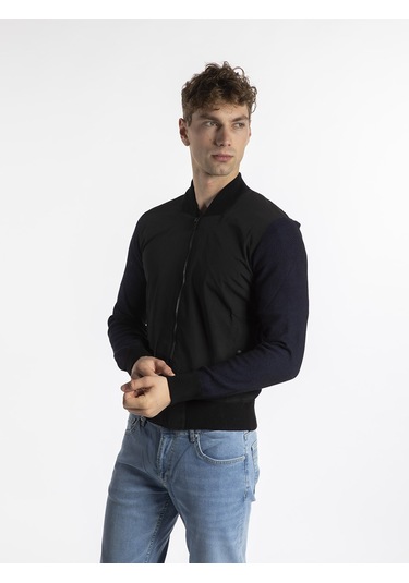 Zegna Erkek Mont Zg96N047 Lacivert - Siyah