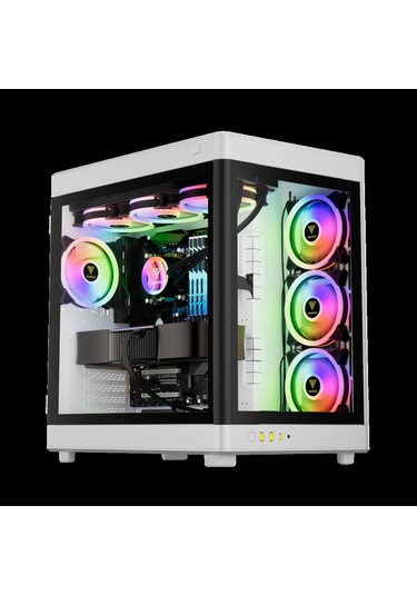 Gamdıas Neso P1, 850w, 80+bronze, Tempered Glass, Type-c, Atx, White Edition, Akvaryum Tipi, Gamıng