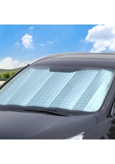 Tongxida Lazer Tipi Katlanabilir Araç İçi Güneşlik - 140x75 Cm - Güneş Koruma