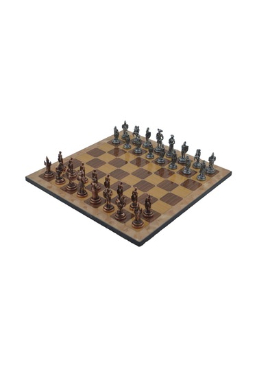 Gifthome Metal Satranç Takımı-seti orta ispanyol antik rustik Cev