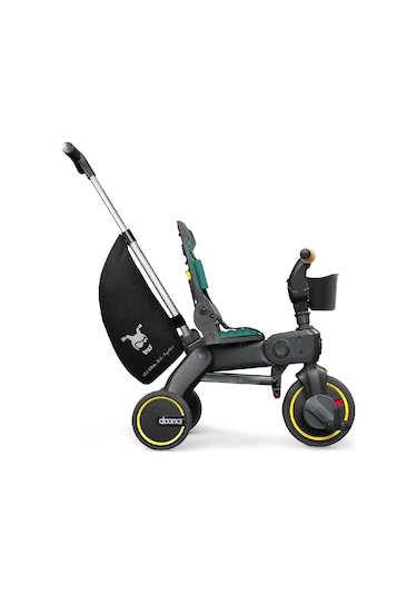 Doona Liki Trike Tek Parça Katlanır 3 Tekerlekli Bebek Bisikleti S5 Yeşil