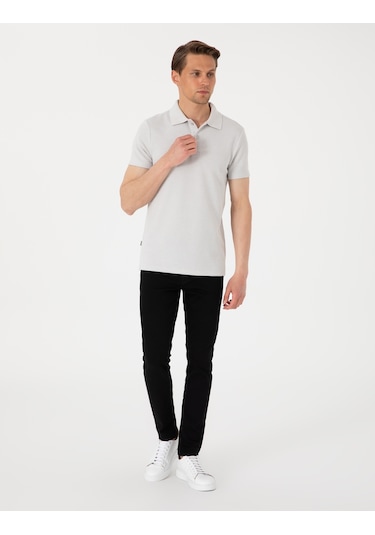 Pierre Cardin Erkek Gri Tişört 50310171-vr024 Gri
