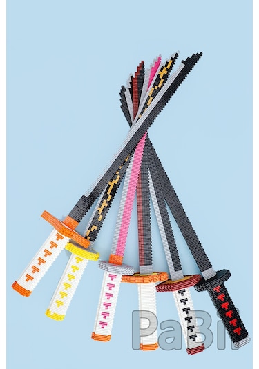 Kimetsu No Yaiba Demon Slayer 392 Parça 480 Mm Figür Katana Giyu