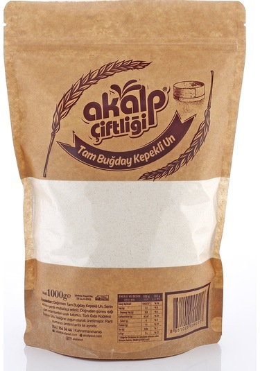 Akalp Tam Buğday Kepekli Un 1 KG