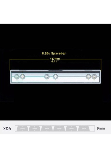 Mekanik Oyun Klavyeleri İçin 113 Tuşlu Pbt Xda Yükseklik Renkli Tuş Takımı