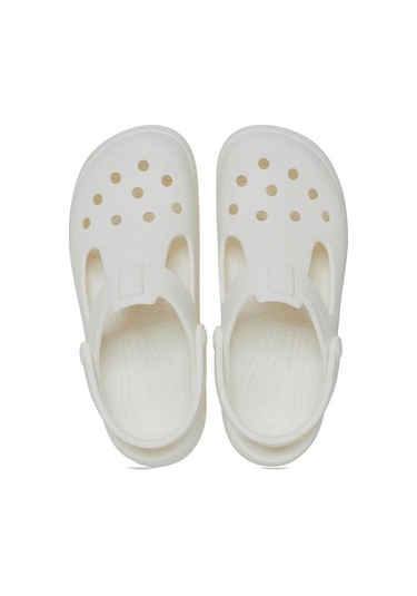 Crocs Classic Mary Jane Clog K Çocuk Terlik - Ekru