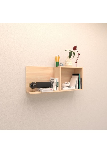 Rafkestir Hira Duvar Rafı Akçaağaç ( Mat )