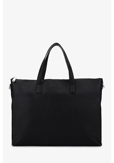 Valmenti Unisex Vegan/deri Siyah Floter Evrak Çantası 1012 2013 Cnt Y25 Sıyah Fltr Siyah