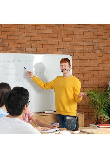 8w Ses Amplifikatörü Megafon Taşınabilir 2200ma Şarj Edilebilir Ses Hoparlörü Öğretmenler Tur Rehberi İçin Mikrofonlu Hoparlör