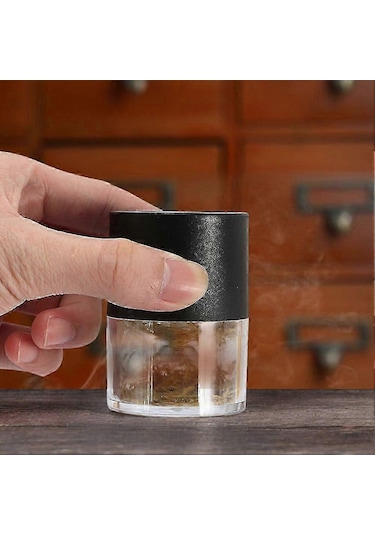 Elektrikli Öğütücü Mini Baharat Kırıcı Usb Şarj Edilebilir Kuru Ot Öğütücü Mutfak İçin Kolay Taşınabilir Homegreen Siyah