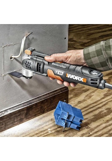 Worx WX681 450 W Profesyonel Çok Amaçlı Kesme Raspalama ve Zımpara + 39 Parça Set