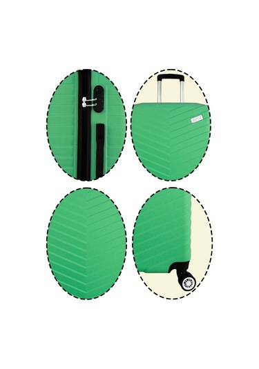 Wexta Wx-1001 Su Yeşili Orta Boy Valiz Su Yeşili