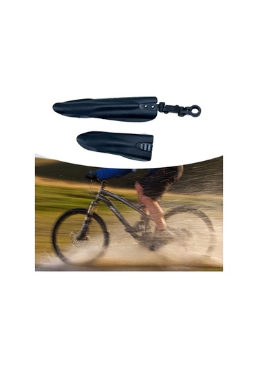 Pazly Ve Tamir Siyah Seti Ön Moda Homyl Bisiklet Arka Çamurluk Dx Siyah