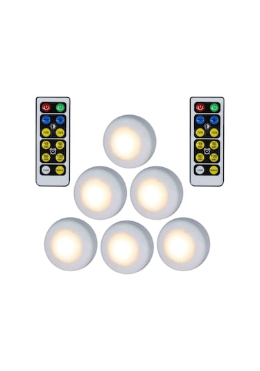 Yifomall Küçük Gece Lambası: 3 Renkli Buz Topu Desenli, Infrared Kumandalı, Işık Ayarı Ve Zamanlama Fonksiyonlu, Duvar Montajlı, 6 Ledli, 2 Kumanda İle, Ticari Satış İçin Diğer