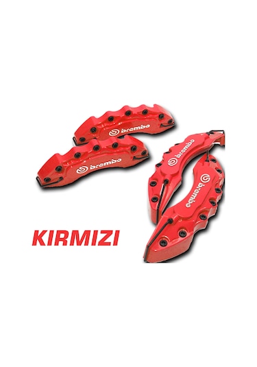 Opel Kırmızı Brembo 4'lü Kaliper Seti Kabartmalı