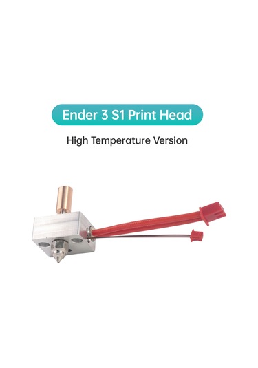 Qingmipy Ender 3 S1 İçin 450-500 C Yüksek Sıcaklıklı Baskı Kafa Seti - Paslanmaz Çelik Nozzle Ve Titanyum Boru İle Dayanıklı Isı Dayanımı