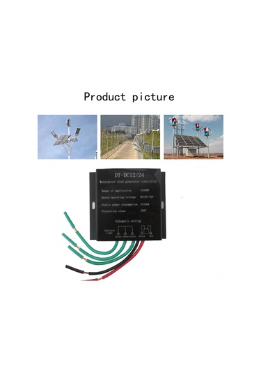 Geeksen 500w Rüzgar Jeneratör Kontrol Cihazı - 12v/24v Otomatik Şarj Ve Koruma Sistemi