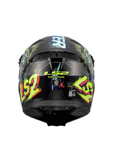 Ls2 Drifter Rayz Açık Kask Mavi - Siyah