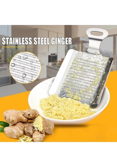 Dancemonkey Ks1001 Paslanmaz Çelik Sarımsak Sebze Püresi Öğütücü, Küçük Mutfak İyeliği Gümüş