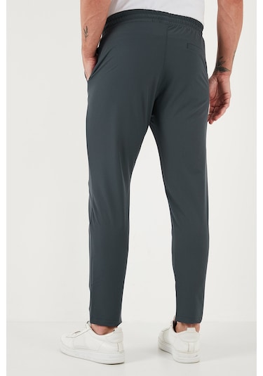 Buratti Streç Regular Fit Normal Bel Düz Paça Jogger Erkek Pantolon Cf25617801 Yeşil