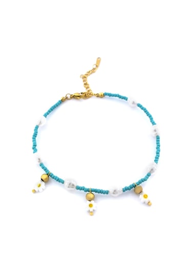 Ferizz Boncuklu Papatya Model Halhal Hal-187