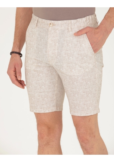 Pierre Cardin Erkek Bej Şort / Bermuda 50264882-vr011 Bej