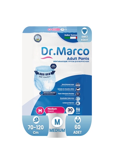 Dr. Marco Yetişkin Emici Külot M 60'lı