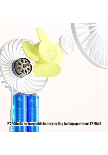 Ebitda Jısulıfe El Tipi Vantilatör, 3 Hızlı, Taşınabilir, Masa Üstü, Power Bank, Aromaterapi, Mini Fan, Kızlar İçin