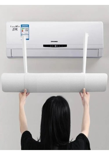 Ayarlanabilir Split Tipi Klima Hava Yönlendirici Klima Siperliği Klima Çarpması İçin Aparat