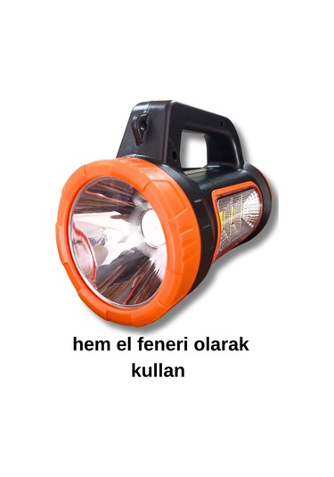 3w 15w Solar Şarjlı Led El Feneri Işıldak Projektör Kamp Avcı Feneri Çok Renkli