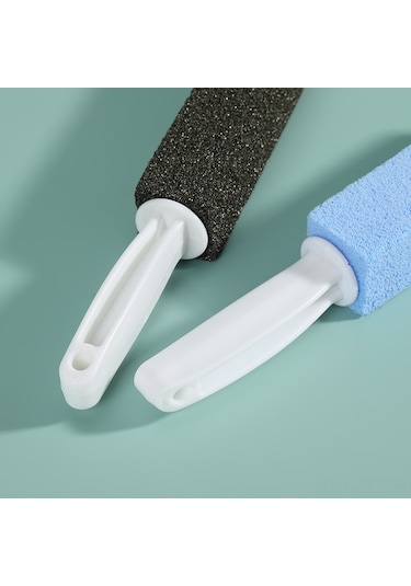 Lemestar Mavi Tuvalet Temizlik Fıstığı - Kayalık Taş Temizleme Çubuğu, Kolaysız Kullanim, Dayanıklı Malzemeyle Ev Bakımı Aracı Siyah