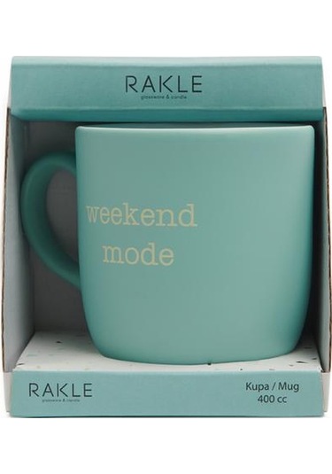 Rakle Weekend Mode Kupa - Mavi - 400 Ml MAvi