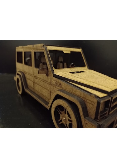 TLR hobi 3d Mercedes G63 Ahşap Araba Maketi