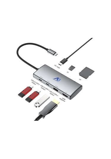 Dsp02-017 Apollobell 7-in-1 Usb-c Hub