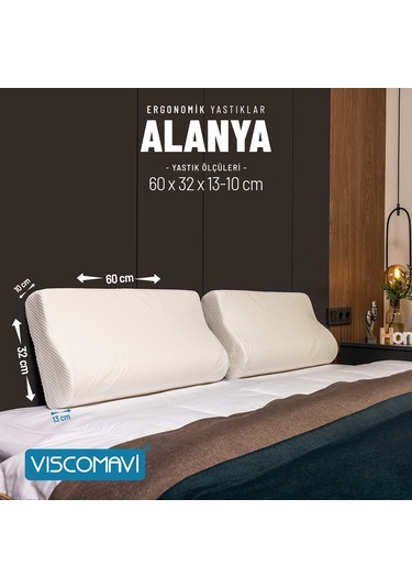 Viscomavi Alanya Ergonomik & Ortopedik Visco Yastık