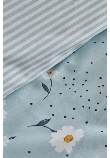 Karaca Home Daisy %100 Pamuk Çift Kişilik Nevresim Takımı Mint M 200.22.08.0034 Mint