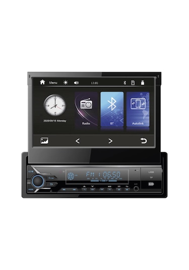 Jameson 7 İnç İndash Oto Teyp 4x60 Watt Usb/sd/fm Bluetooth Kamer