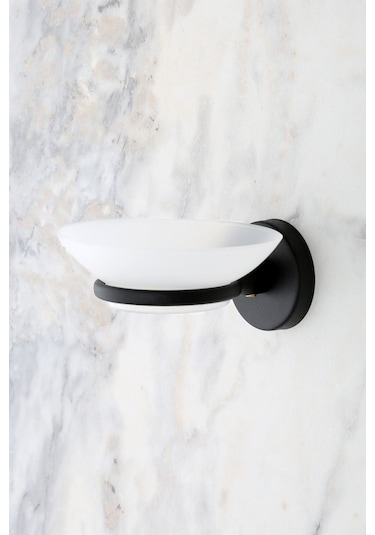 Multistore Siyah Sabunluk Tutucu Katı Sabunluk Siyah