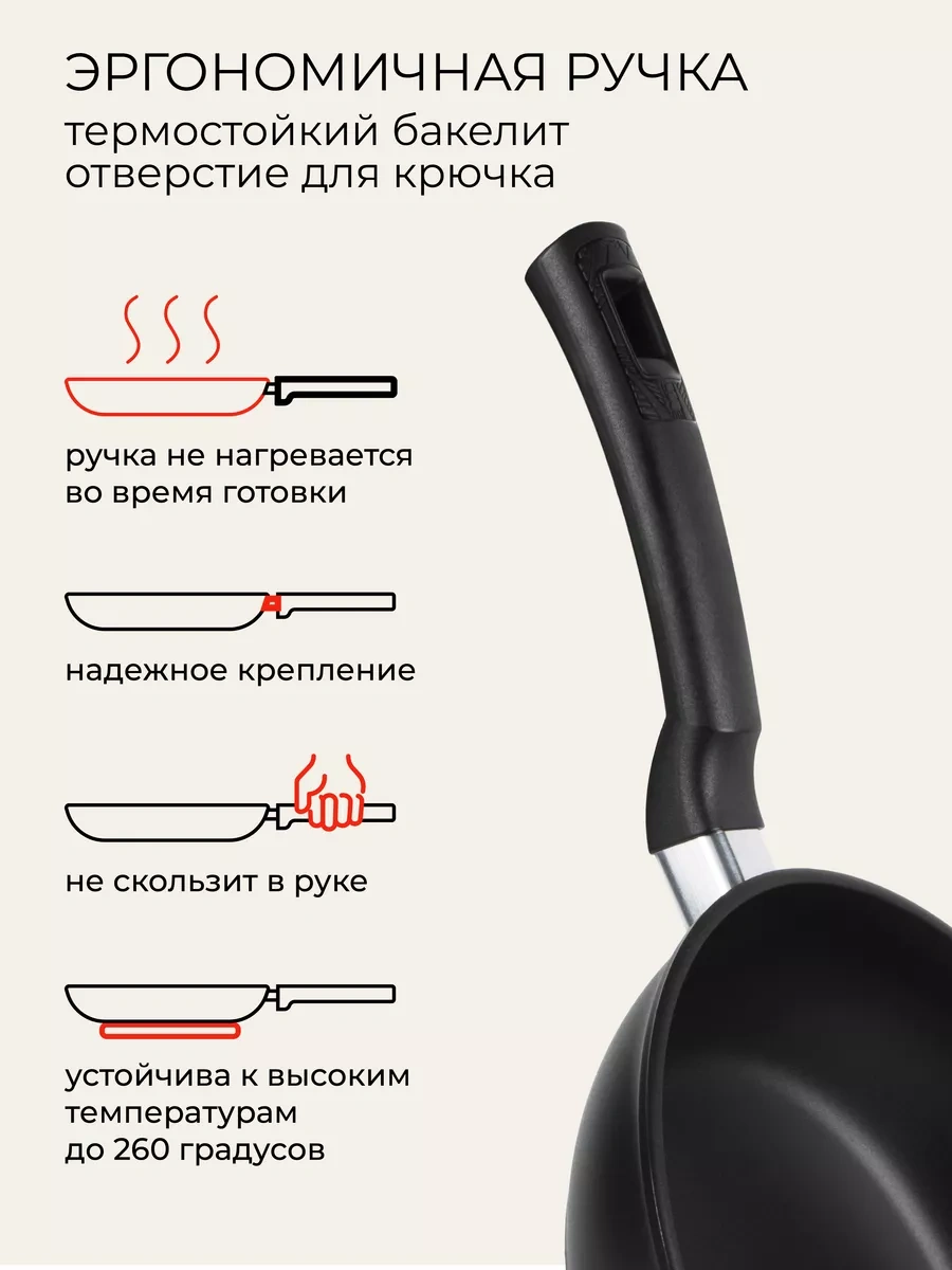 Unifico 26 Cm Döküm Tava 206267688 Siyah