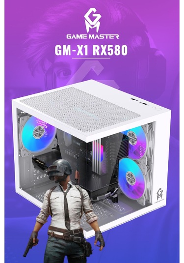 Game Master GM-X1 R5-5600 16 GB 512 GB M.2 SSD 8 GB RX580 Free Dos Masaüstü Oyuncu Bilgisayarı